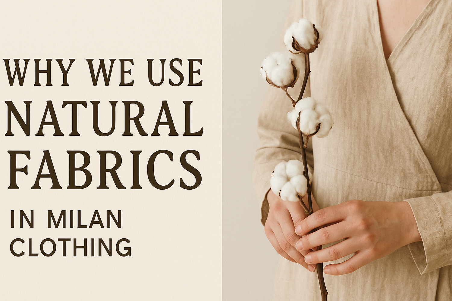 Why We Use Natural Fabrics in Milan Clothing