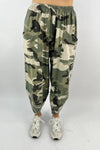 Made in Italy Camouflage Pocket Front Trouser