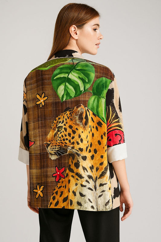 Zetaotto Quirky print Blazer