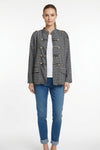 Gingham Military Jacket