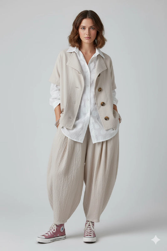 Women's Boxy Corduroy Button-Up Jacket