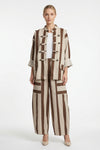 Made in Italy Stripe Military Jacket