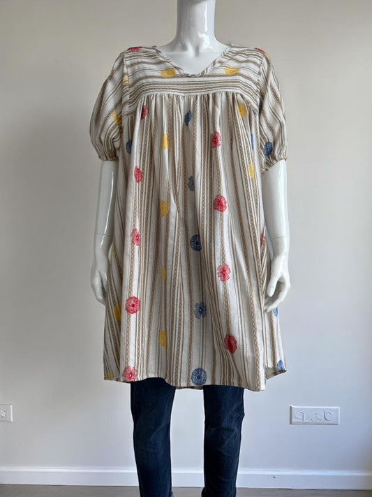 Pattern Smock Tunic Lagenlook