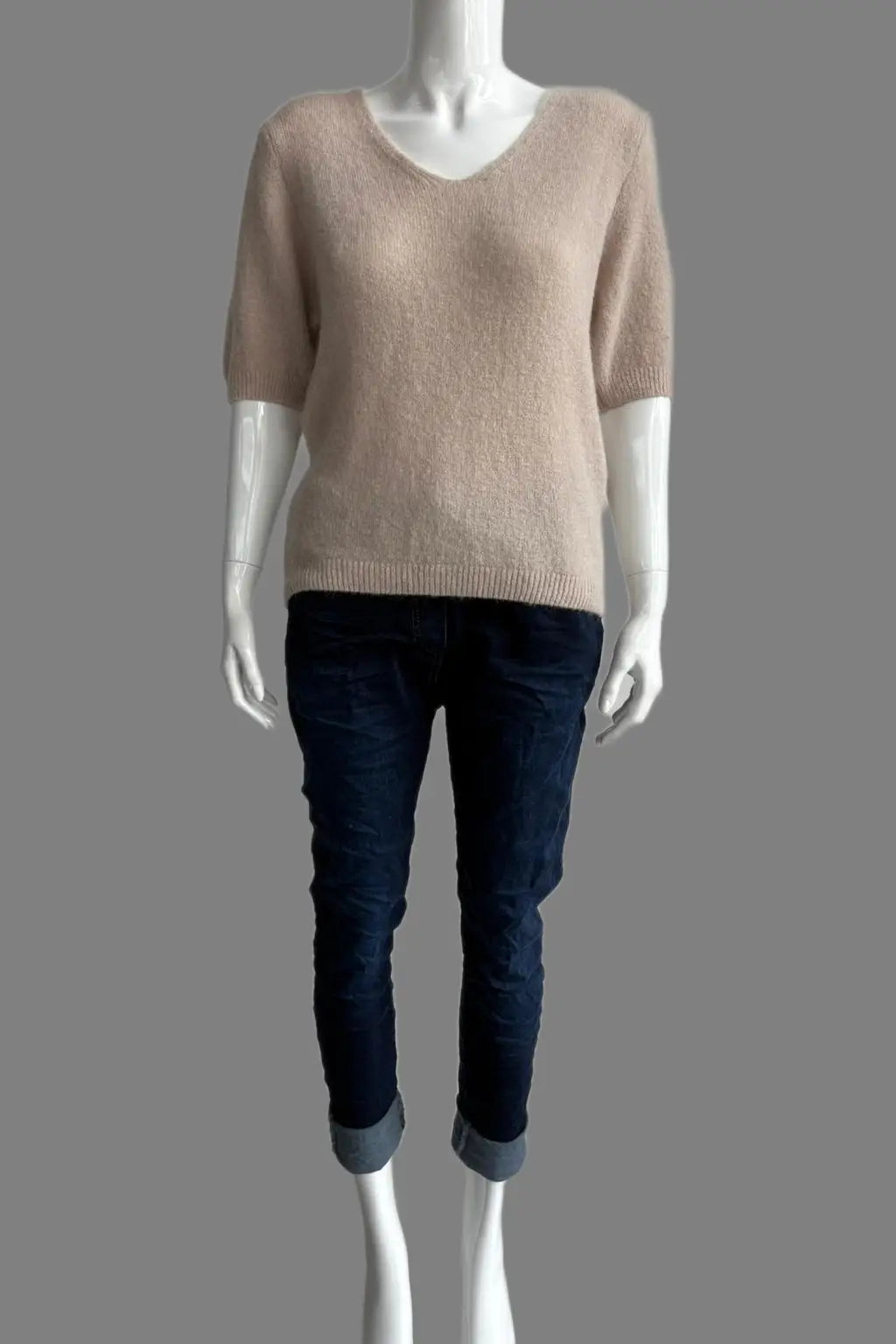 Wool Short Sleeve Jumper
