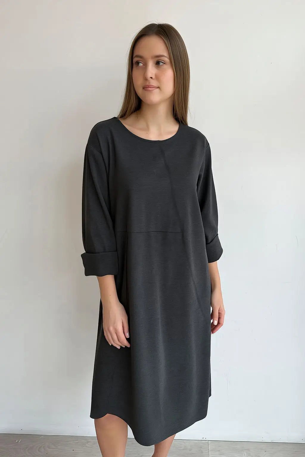 Scuba Asymmetric Dress