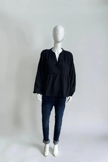 Made in Italy Pintuck Top