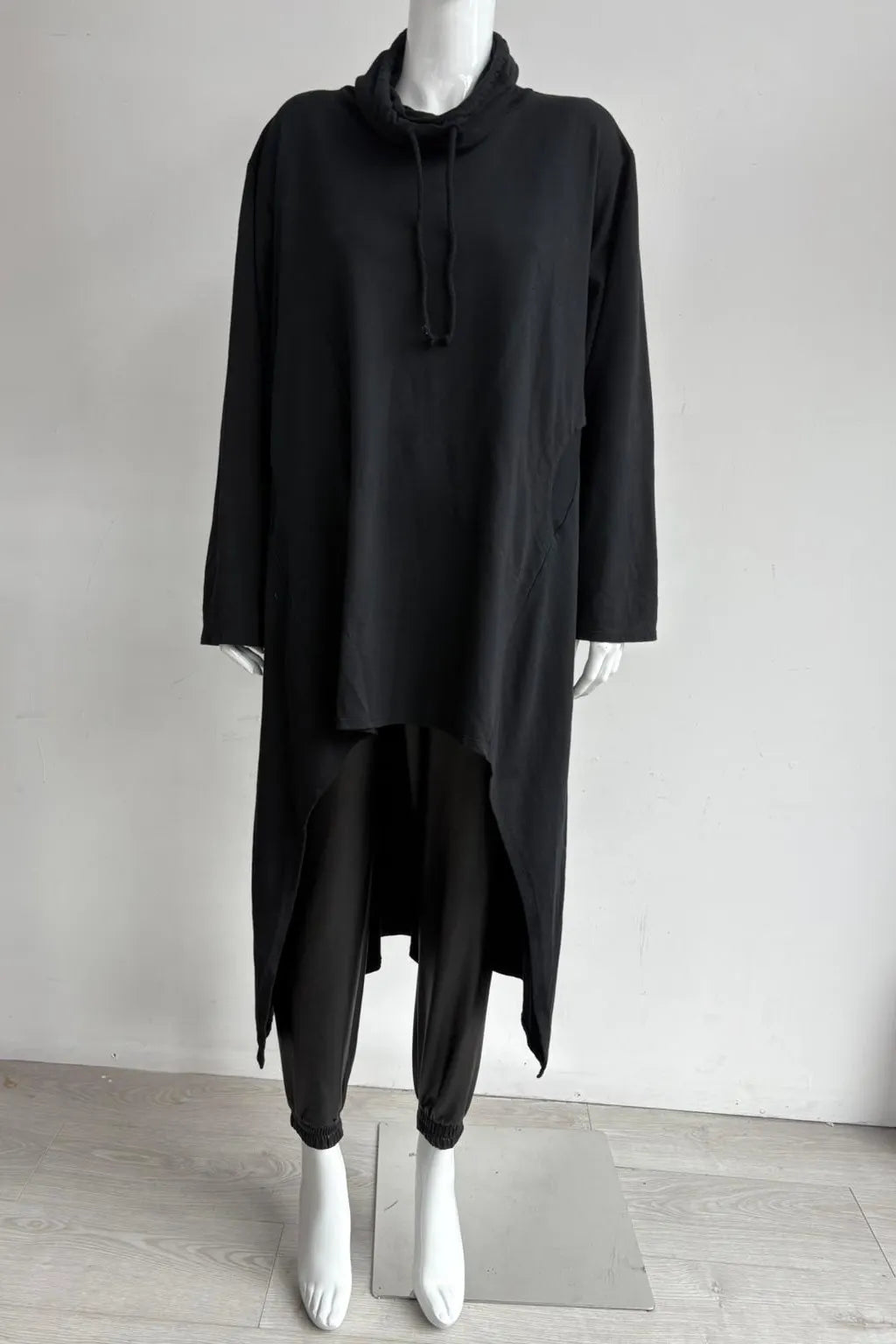 Made in Italy Cowl Sweat Tunic