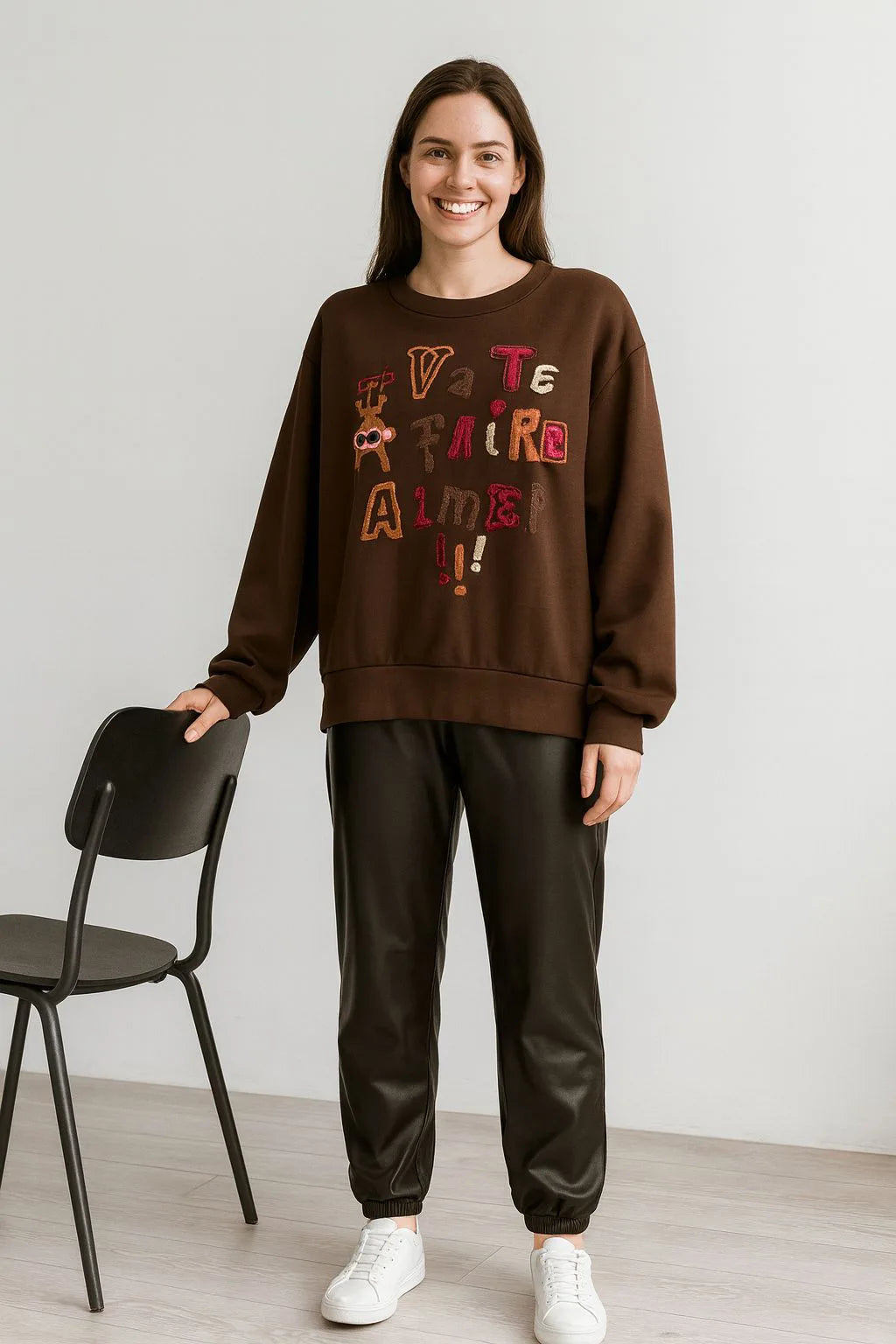 Women's Scuba Slogan Sweatshirt