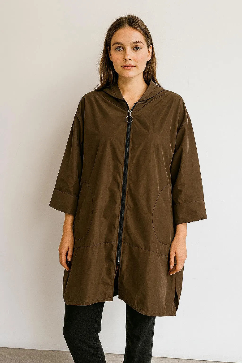 Made in Italy Hooded Rain Mac