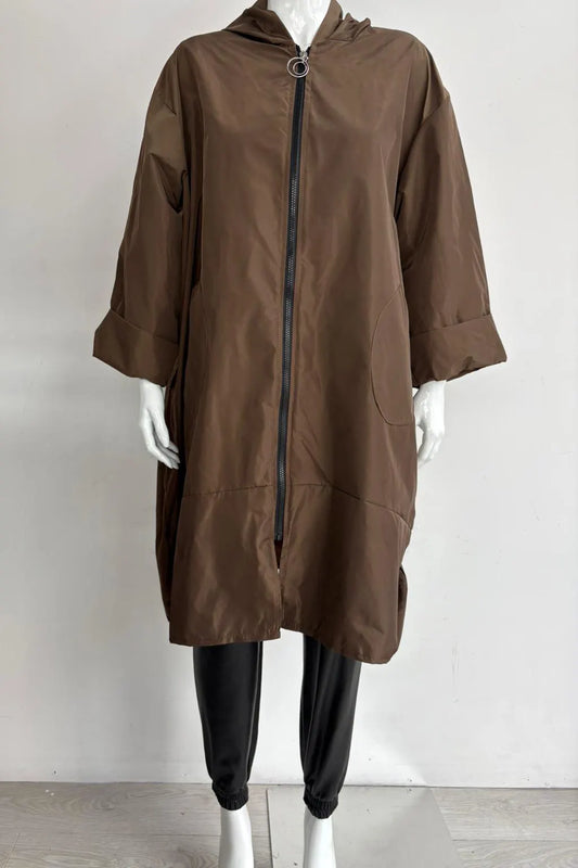 Made in Italy Hooded Rain Mac