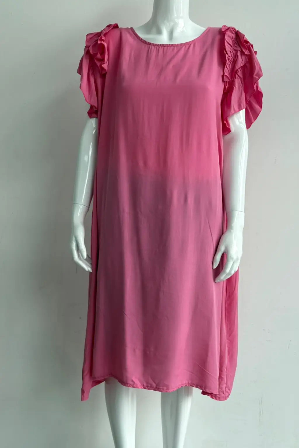 Made in Italy Ruffle Sleeve Shift dress