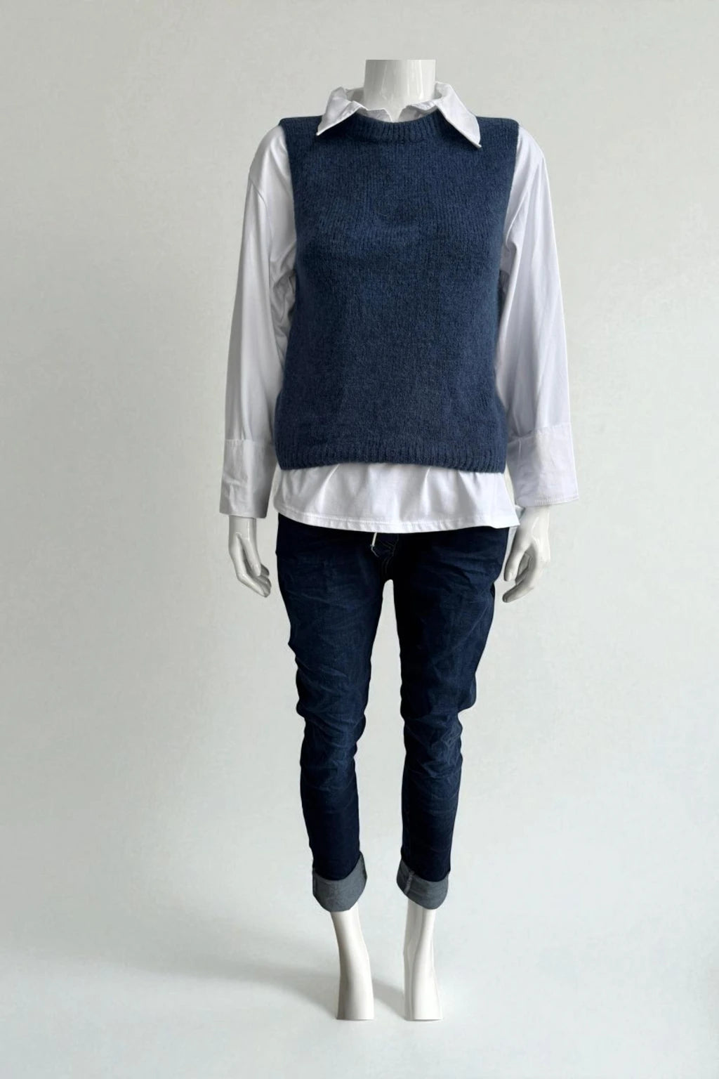 Italian Wool Knitted Tank Top