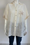 Embroided cotton Broidery Shirt