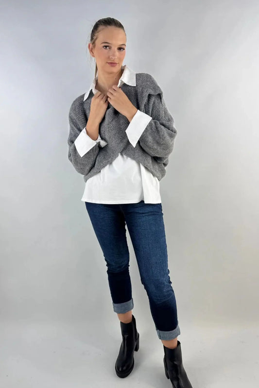 Made in Italy Stretchy Layering Shirt