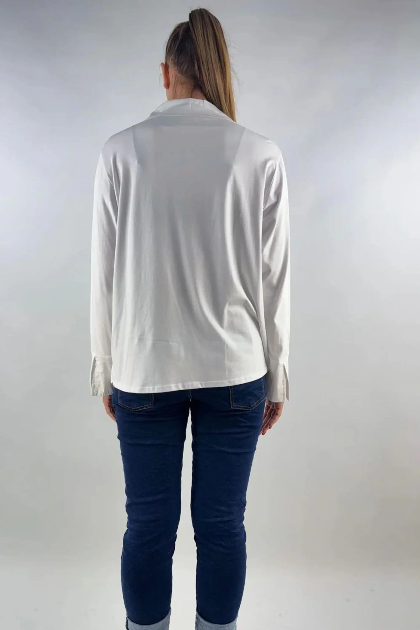 Made in Italy Stretchy Layering Shirt Lagenlook