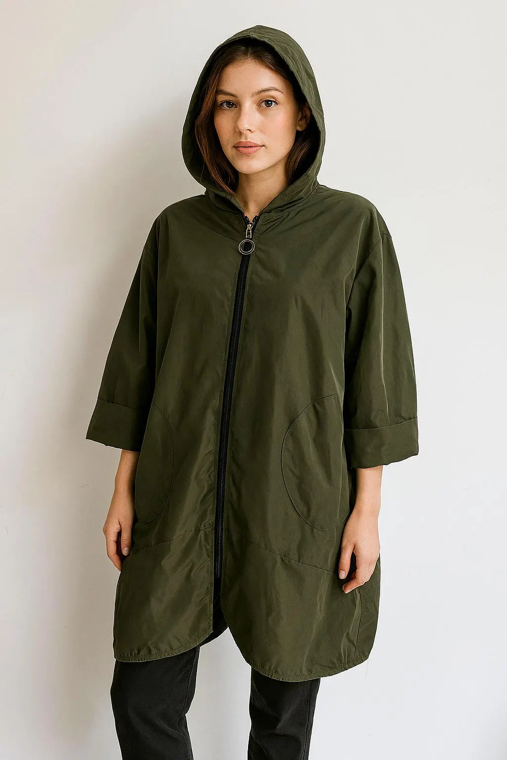 Made in Italy Hooded Rain Mac