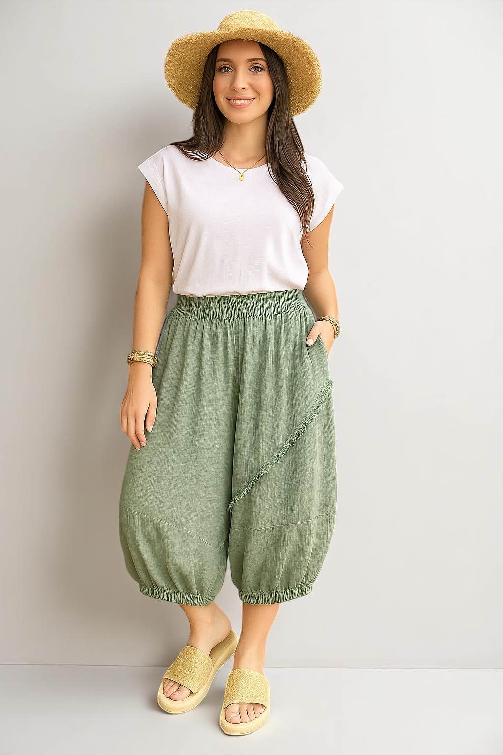 Cotton Frey Balloon Pant