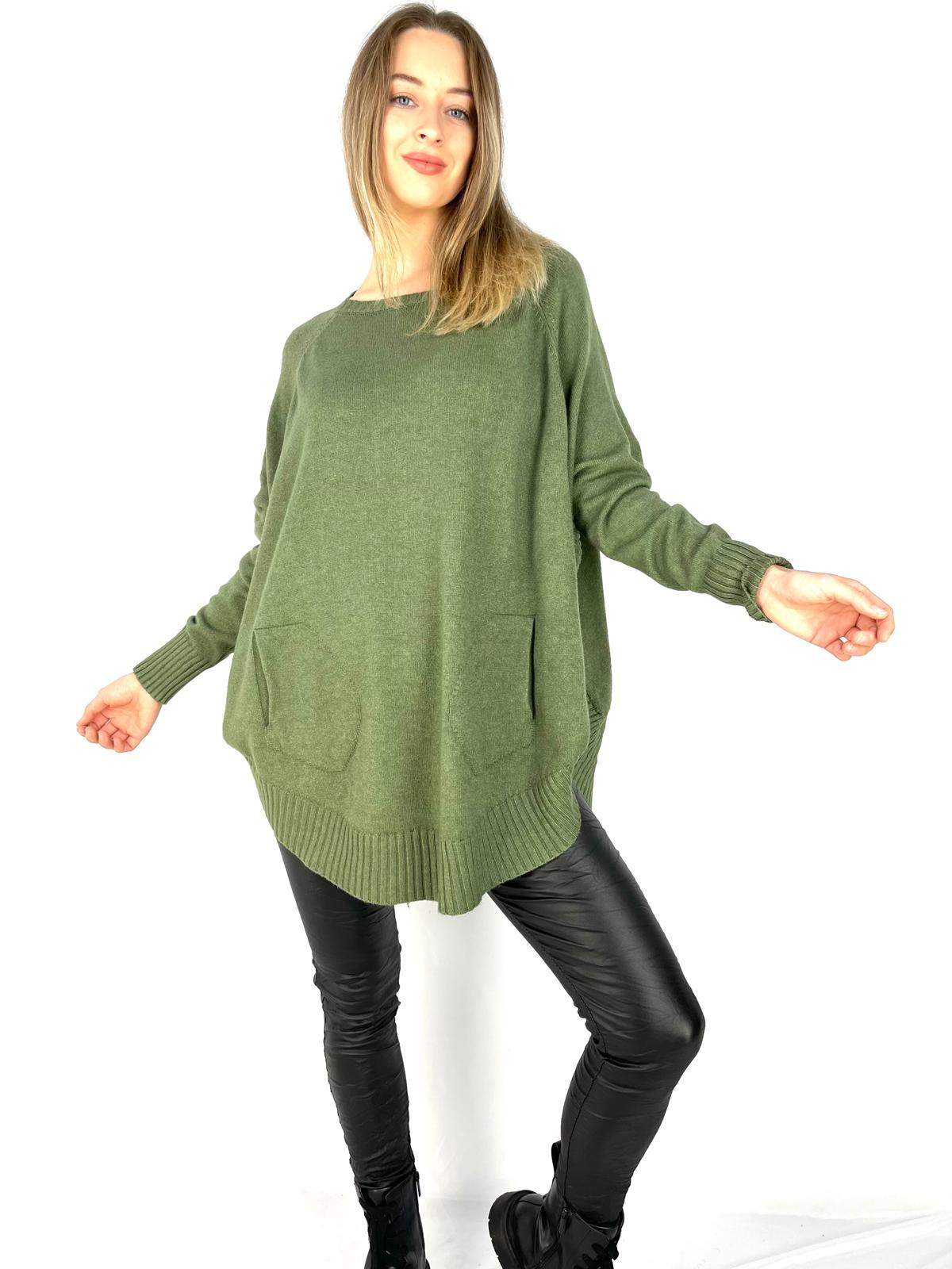 Made in Italy Soft Circle Bottom Knit