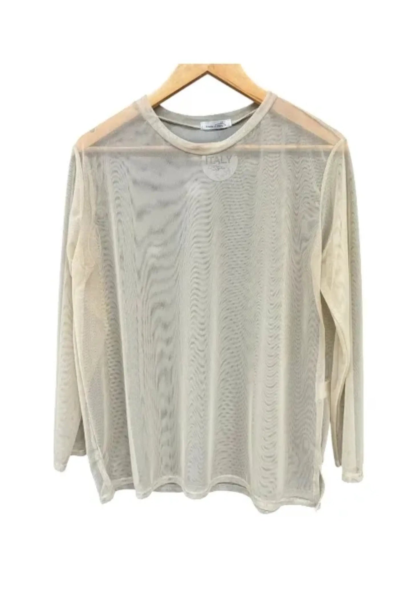 Made in Italy Fine Mesh Top