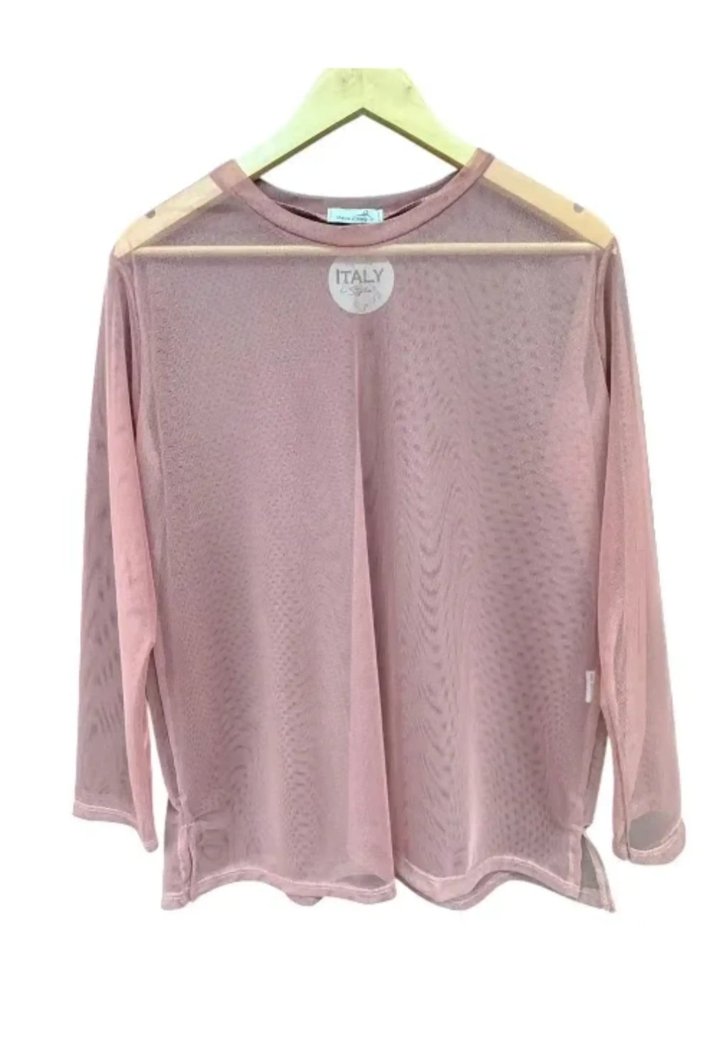 Made in Italy Fine Mesh Top