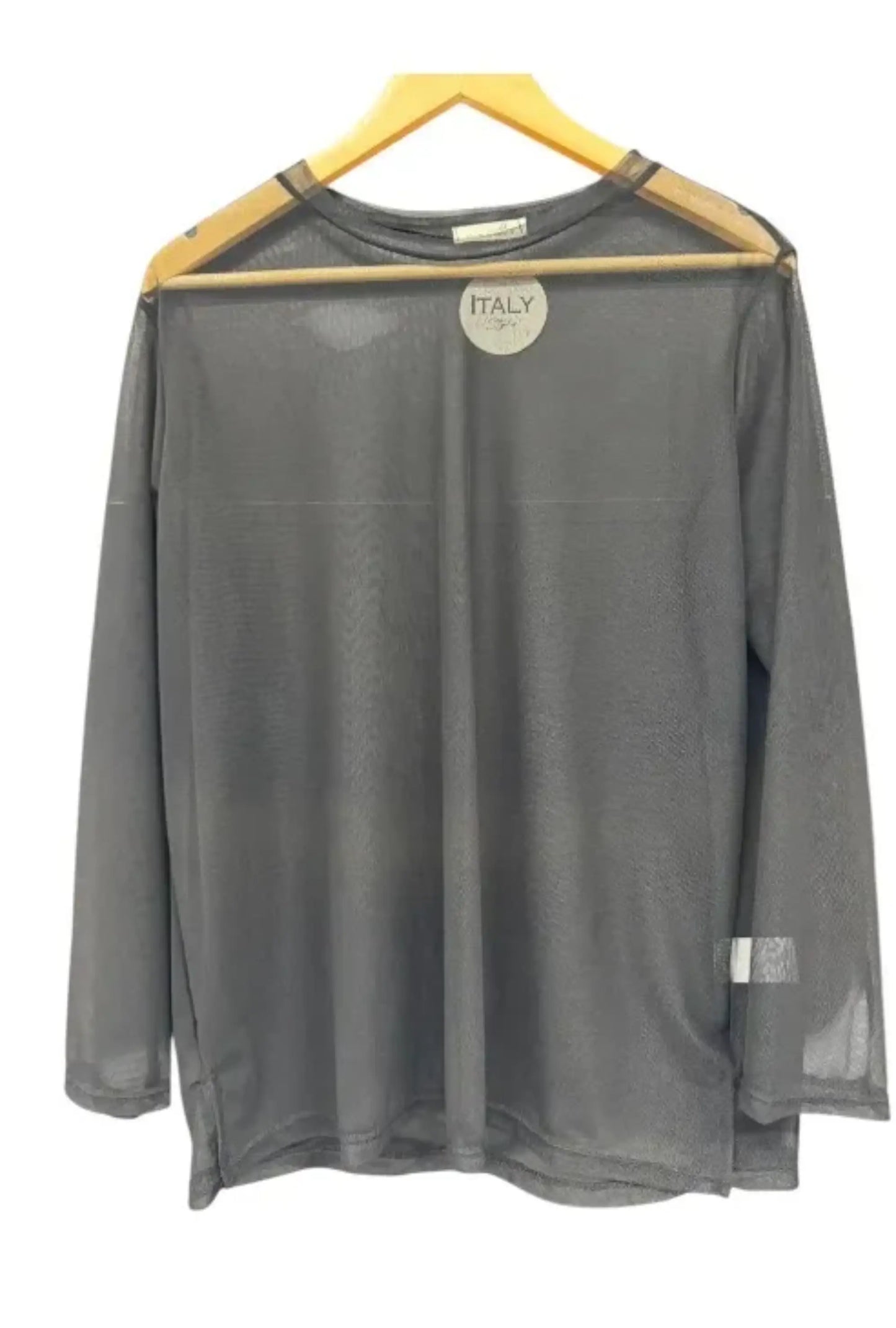 Made in Italy Fine Mesh Top