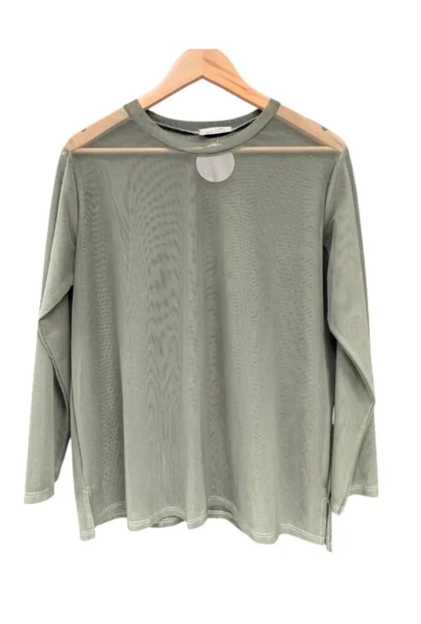 Made in Italy Fine Mesh Top