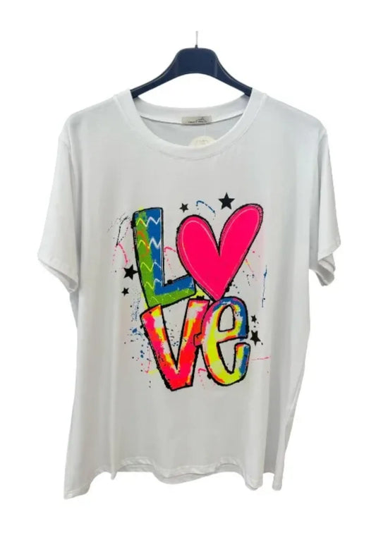 Made in Italy Printed Stretchy T-Shirt