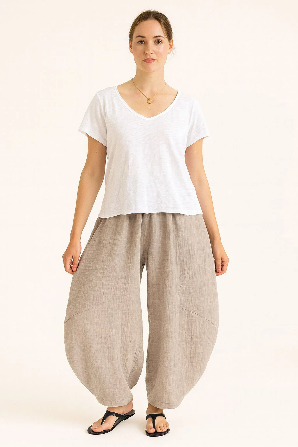 Cotton Cocoon Pant Lagenlook