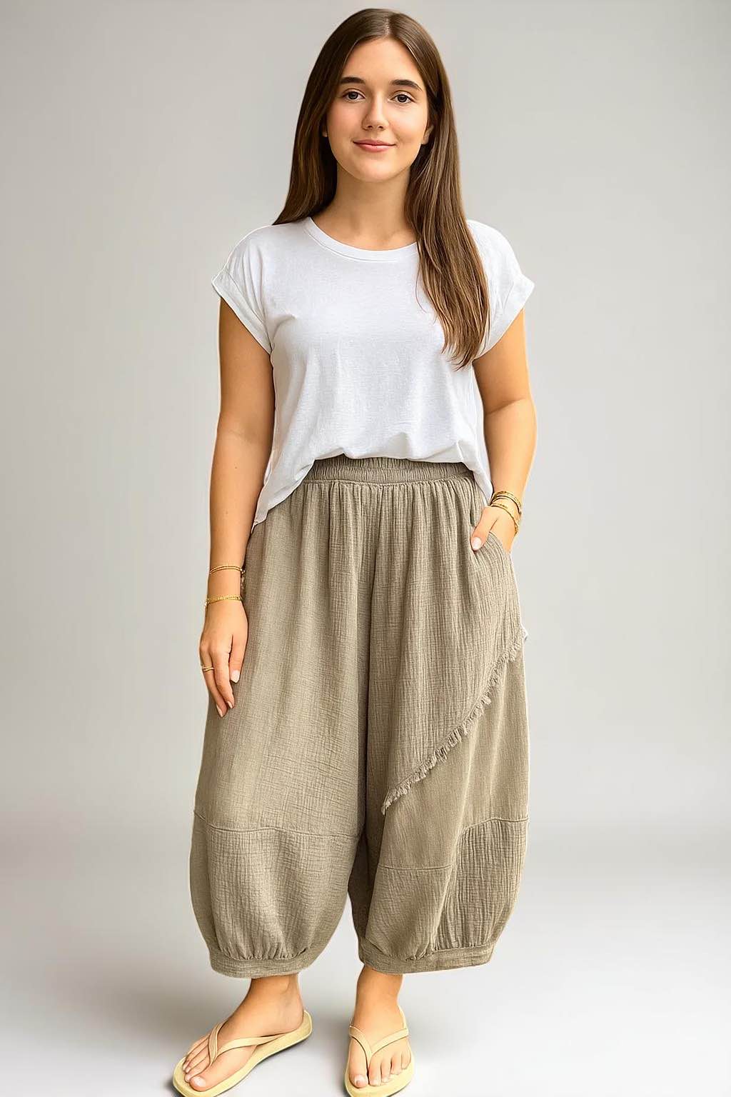 Cotton Frey Balloon Pant
