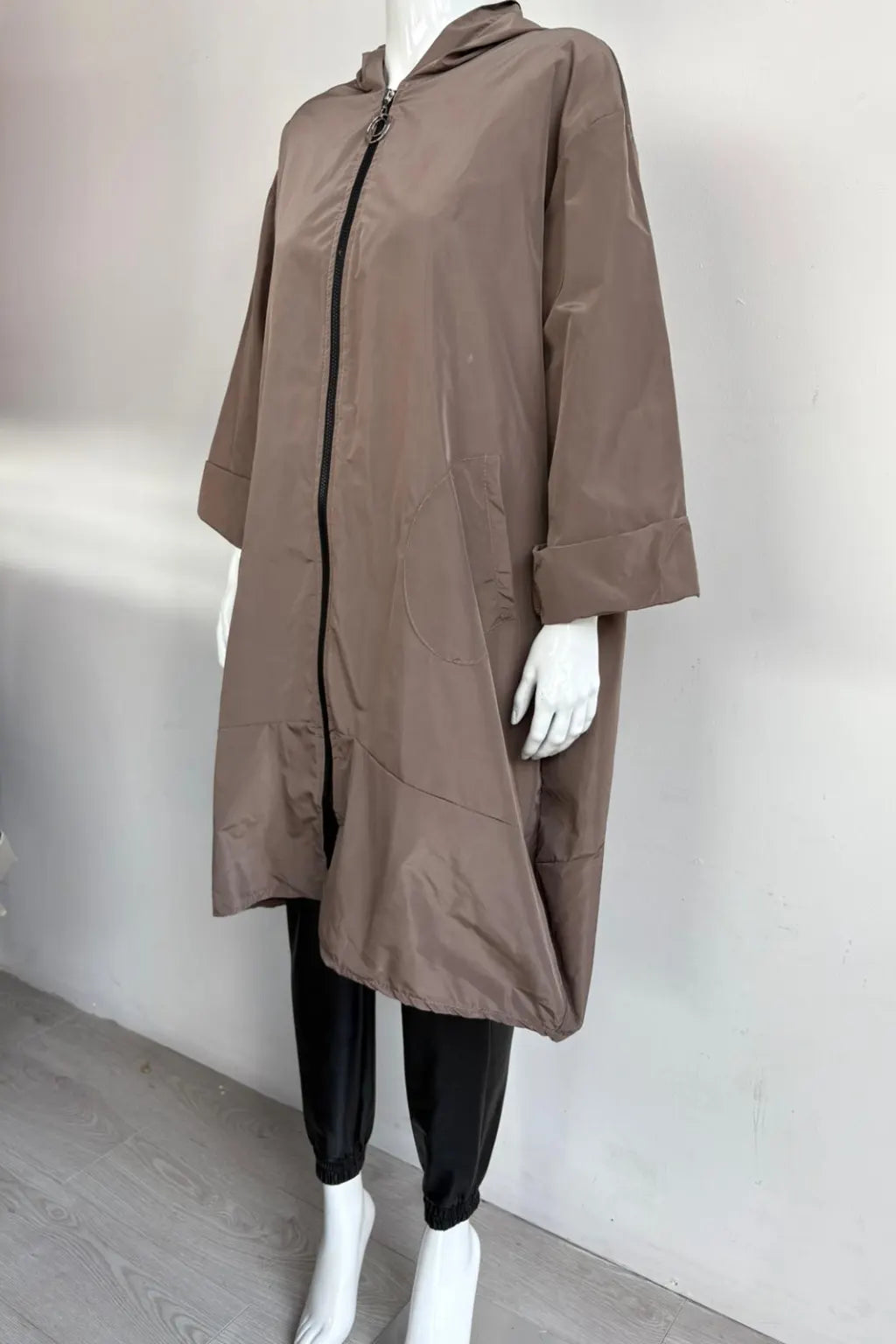 Made in Italy Hooded Rain Mac