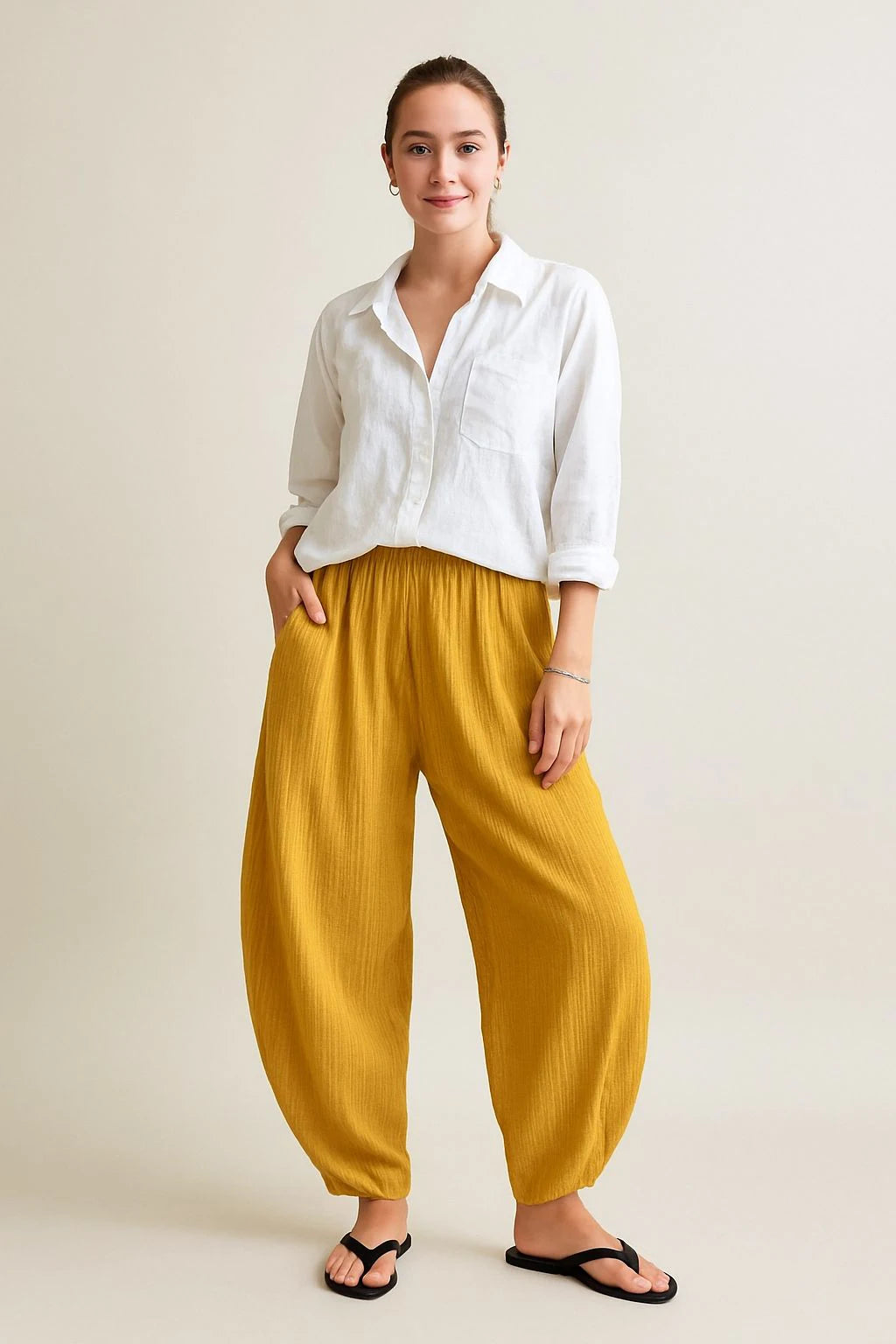 Cotton Cocoon Pant Lagenlook