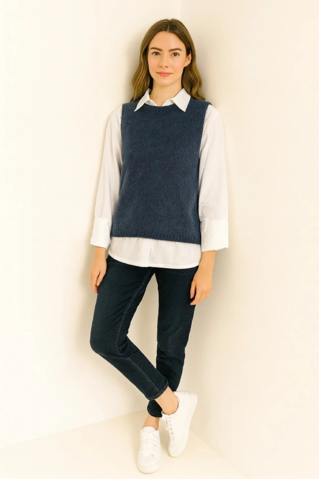 Italian Wool Knitted Tank Top