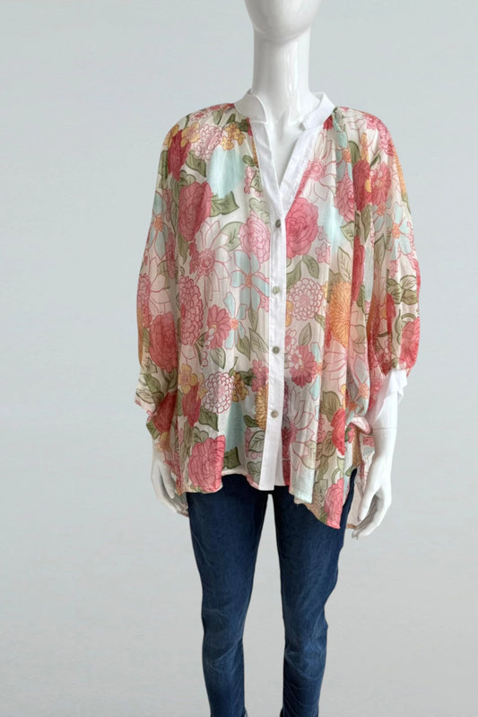 Tencel Floral Quirky Shirt