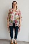 Women's Floral Tencel Kaftan Shirt