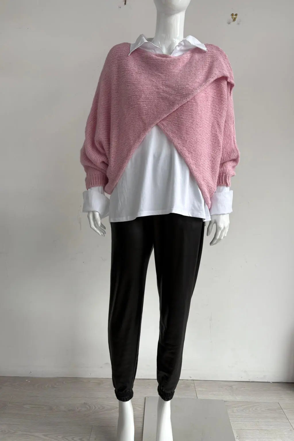 Wool Wrap over Layering Knit