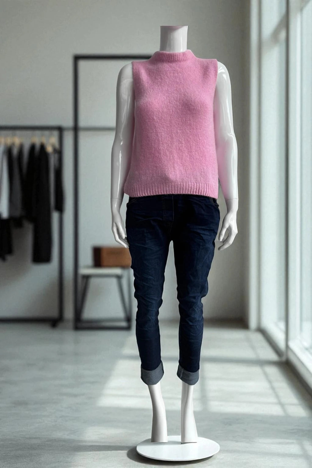 Italian Wool Knitted Tank Top
