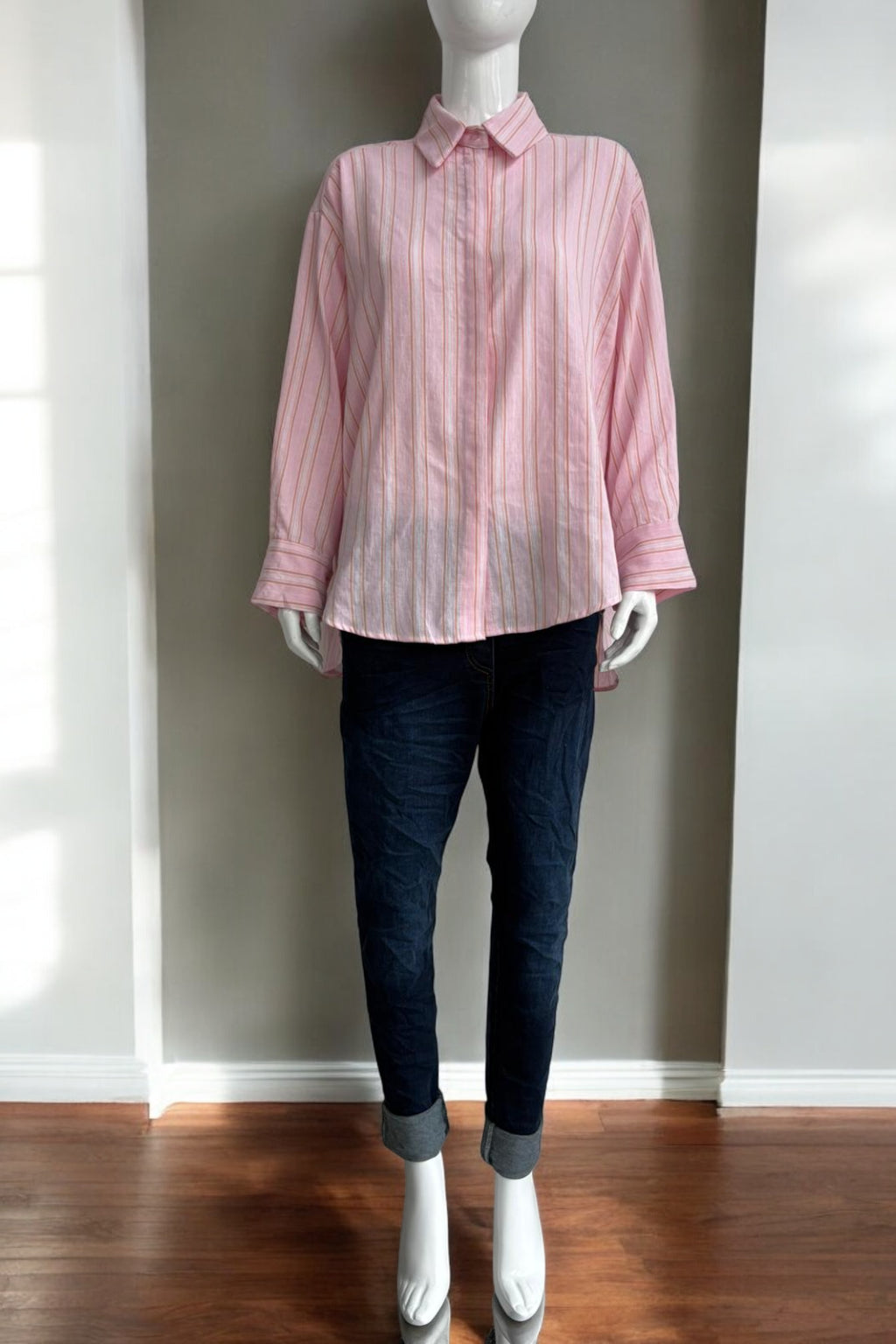 Zetaotto Cotton Stripe Shirt
