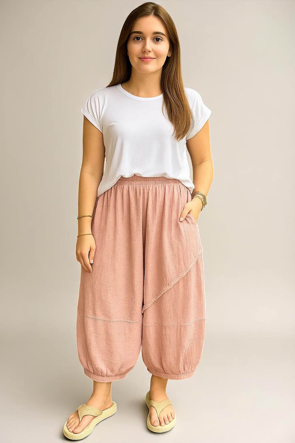Cotton Frey Balloon Pant