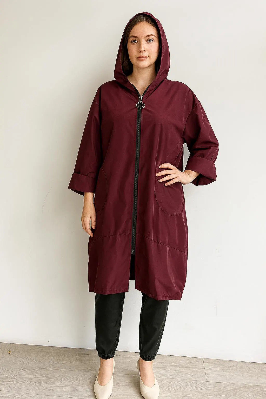 Made in Italy Hooded Rain Mac