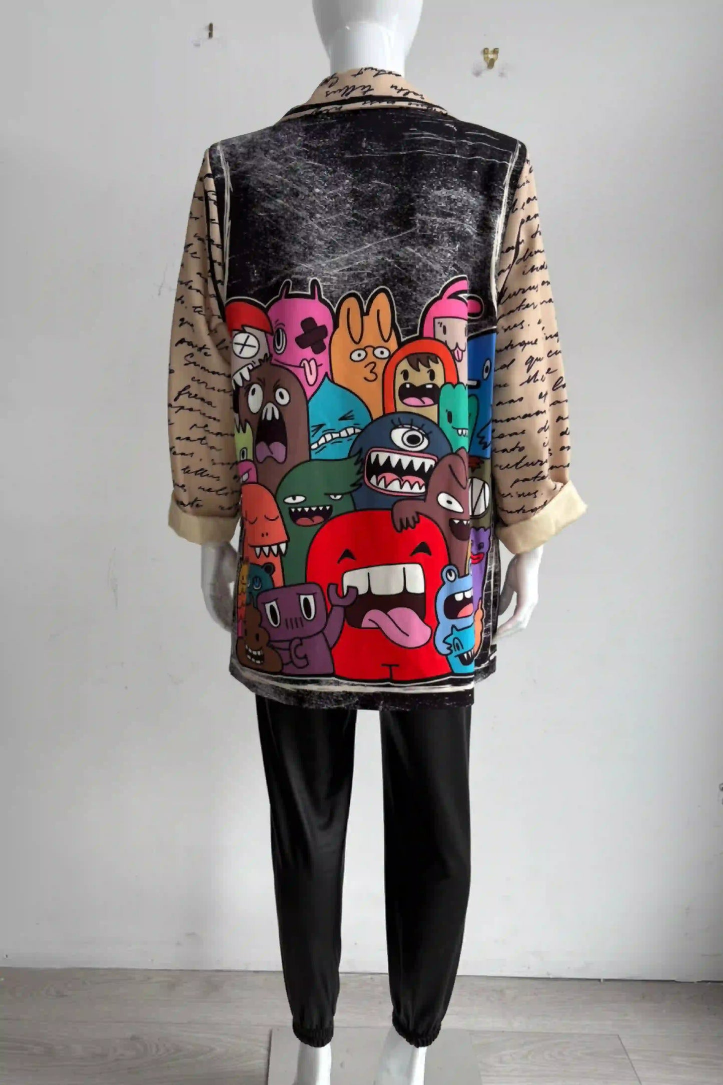 Zetaotto Quirky print Blazer