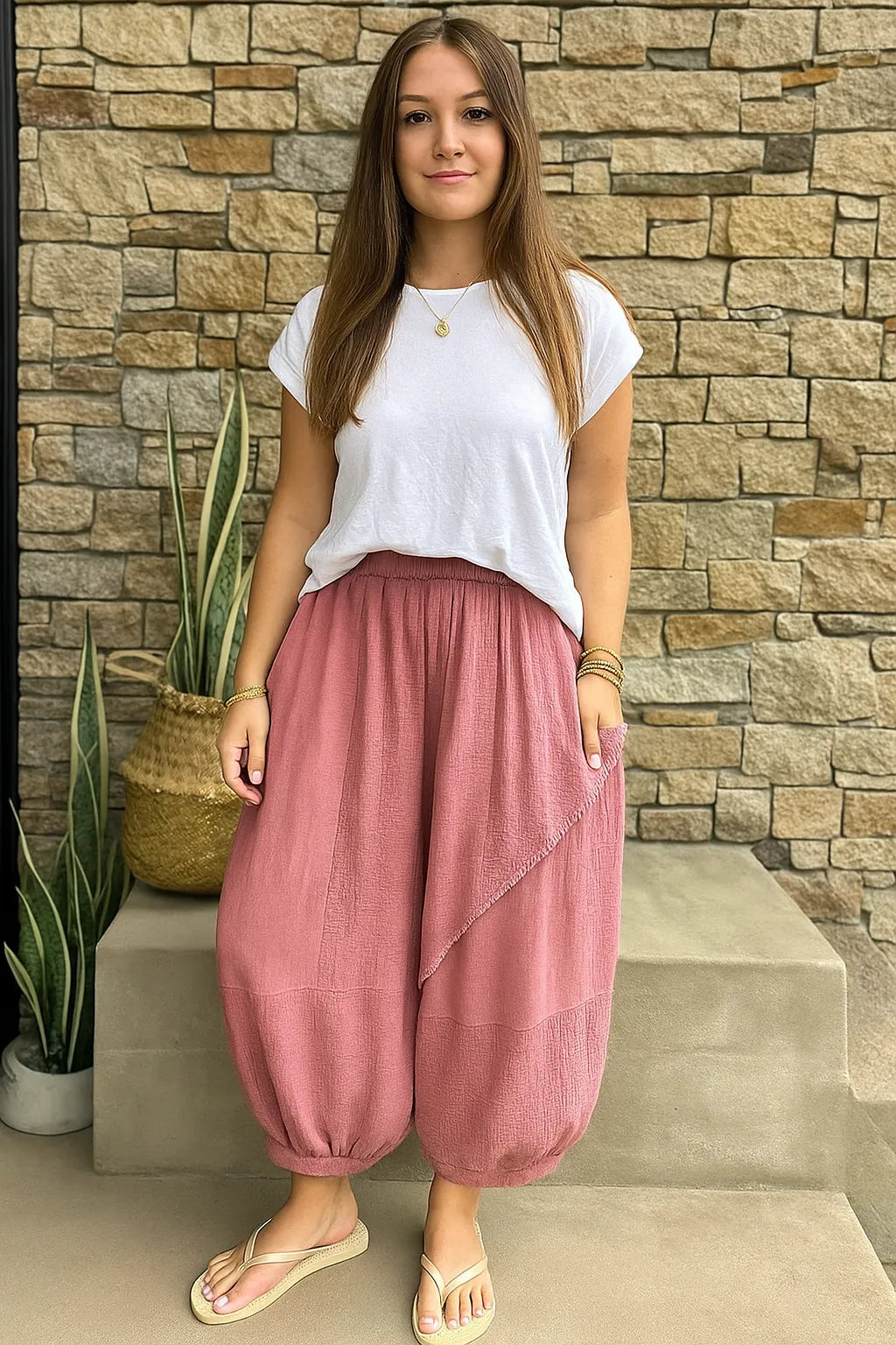 Cotton Frey Balloon Pant