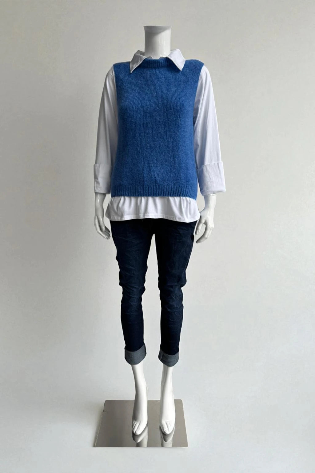 Italian Wool Knitted Tank Top
