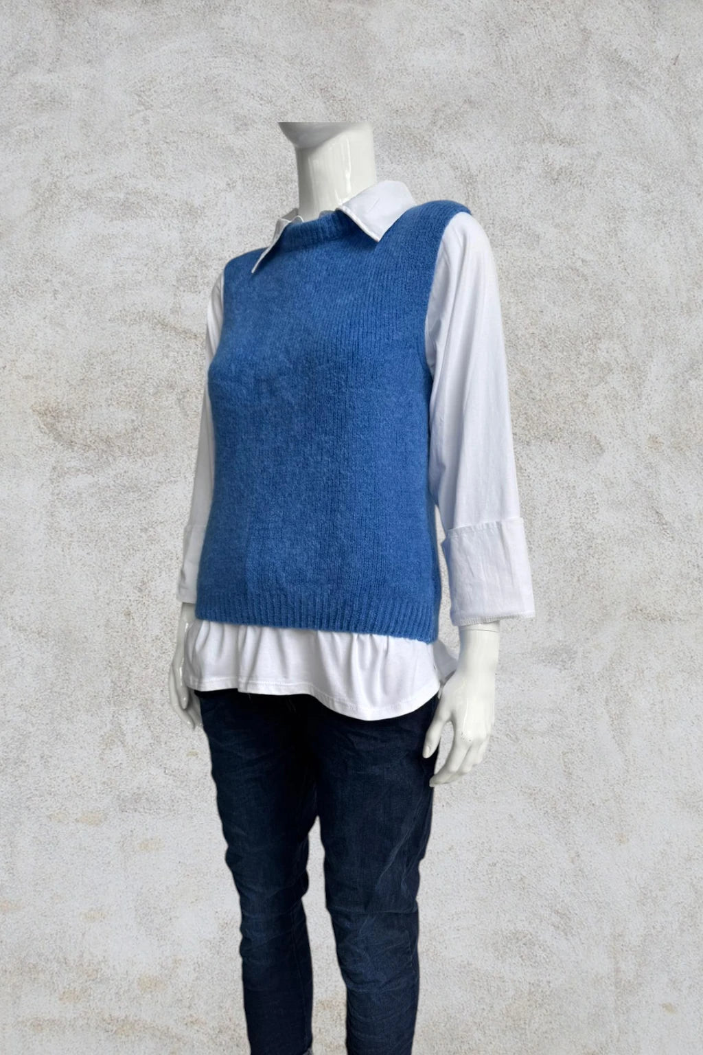 Italian Wool Knitted Tank Top