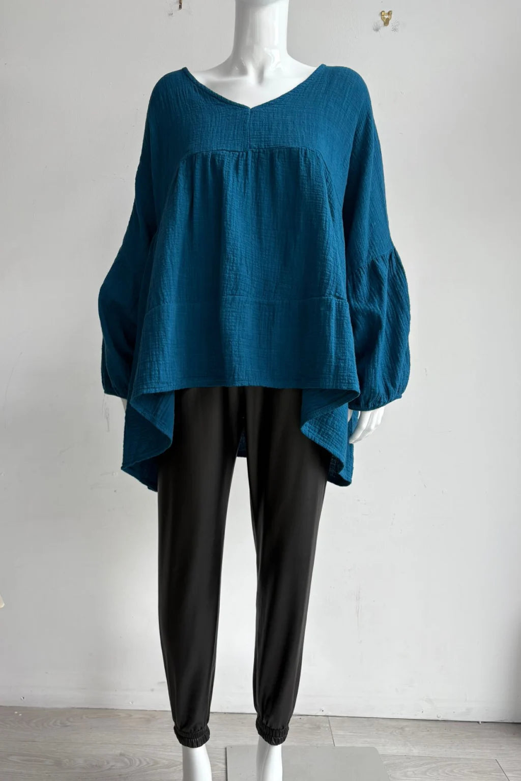 Made in Italy Cotton Smock Top