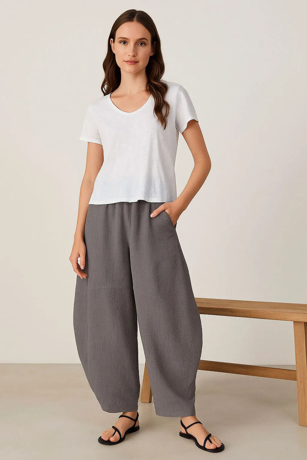 Cotton Cocoon Pant Lagenlook
