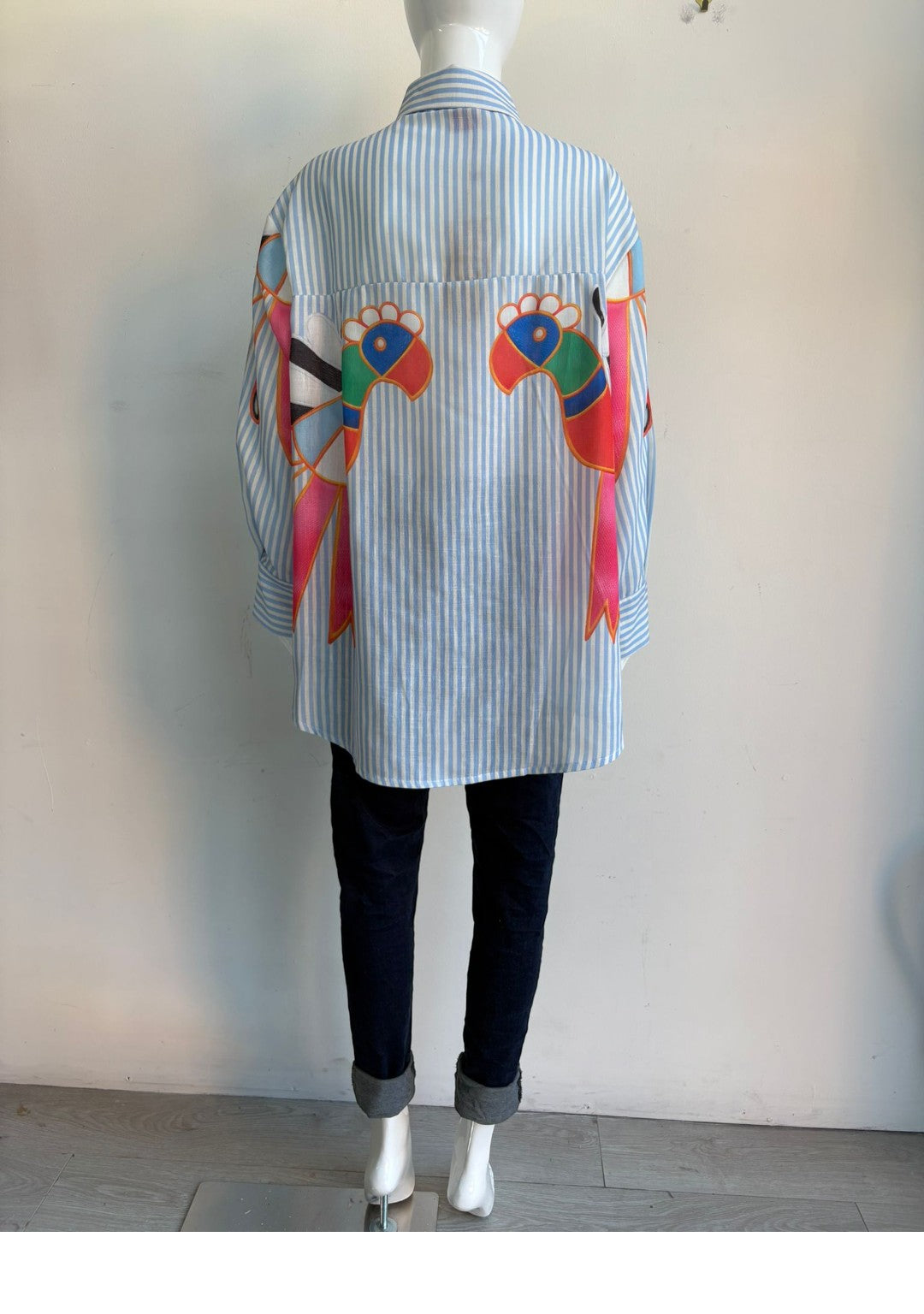 Zeta otto Printed Stripe Shirt