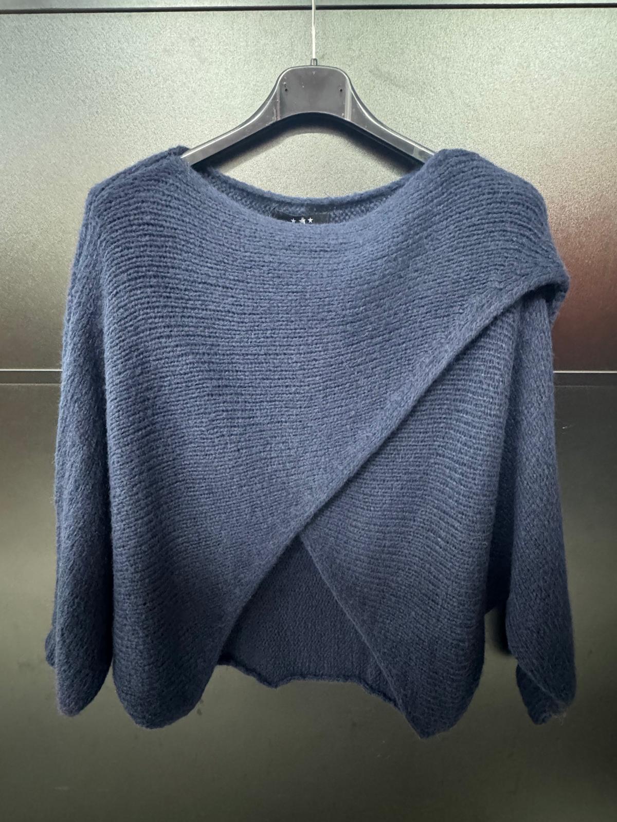 Italian Wool Wrap over Layering Knit