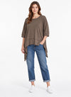 Lagenlook Dip Side Sweatshirt