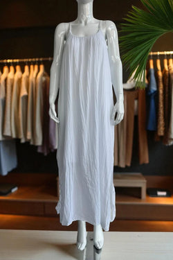 Cotton Strap Maxi Dress