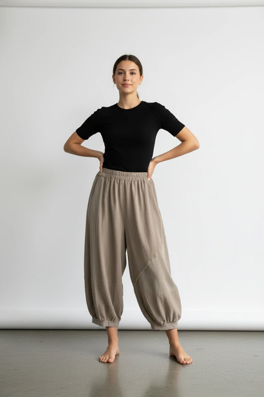 Made In Italy Corduroy Balloon Pant Lagenlook